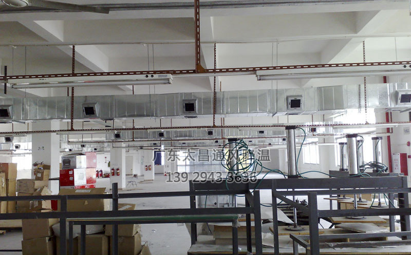 摩托車,電動車廠房通風降溫方案