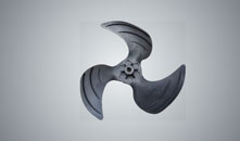 一體化弓葉刀前掠式風葉